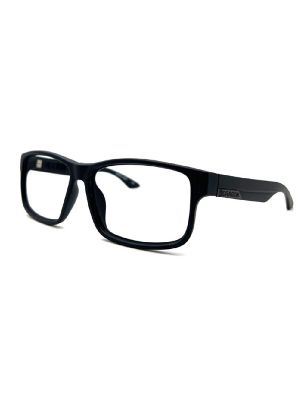 Dragon DR Count LL 002 Matte Black Smoke Rectangle Sunglasses 58-15-140